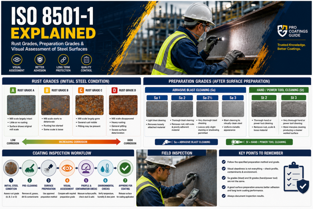 ISO 8501-1 Rust & Preparation Grade