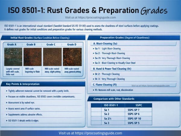 ISO 8501-1 Rust & Preparation Grade