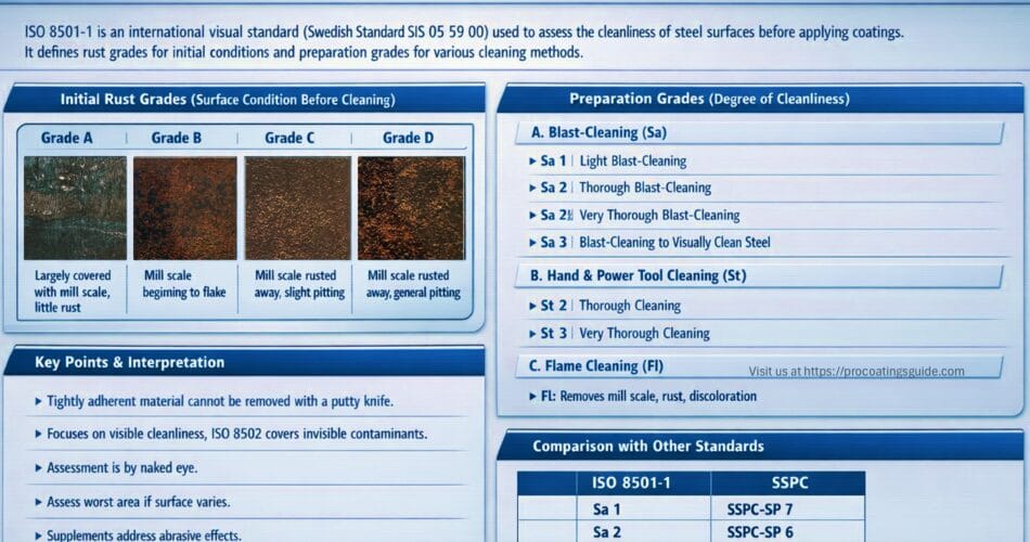ISO 8501-1 Rust & Preparation Grade